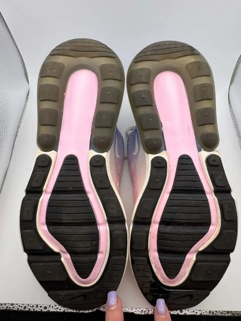 Nike Women's Air Max 270 'Aluminum Pink Foam' Gradient Shoes IB4017-468 - Picture 7 of 8